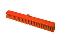 Maya Professional Tools 47136-7 bezem FBK/levensmiddelhygiene met niet geslepen borstelharen, 600 mm x 60 mm, oranje