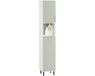 SoBuy BZR137-GR Badkamer Kolomkast - Groen Houten Compositie met Planken