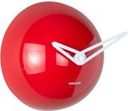 Karlsson Wandklok Cool Retro Cap - Helderrood - Ø15cm