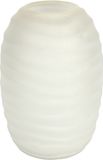 Countryfield Bloemenvaas Evita - ivoor wit - mat glas - 15 x 22 cm