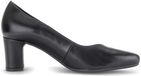 Gabor Chaussures à talon haut pour femme cuir noir talon bloc 5-7cm