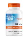 Doctor's Best Biotine 5000mcg 120 capsules végétales