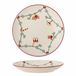 Bloomingville assiette de dîner Yule naturel 25,5 cm