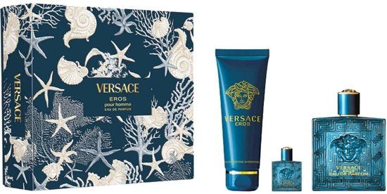 Versace Eros Pour Homme Eau de Toilette Giftset - 100ml+150ml+5ml