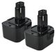 Vhbw 2x Batterie Compatible Avec Würth Bs12a Power, 700900320 Outil Électrique (3000 mAh, NiMH, 12 V)