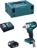 MAKITA Schlagschroefmachine DTW300RTJ1 (1 x 5,0 Ah accu + oplader DC18RC + MAKPAC 2 opbergkoffer)