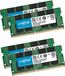 Crucial RAM CT16G4SFD824A, 64 Go (4x 16 Go) DDR4 RAM, 2400 MHz, CL17