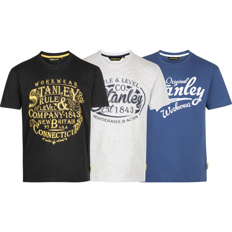 Stanley T-shirts - 3-Pack - Size M