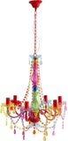 Kare Design Kare Hanglamp Starlight Rainbow 6 - Meerkleurig - E14