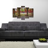 Homemania Schilderen voor woonkamer, slaapkamer - meerkleurig van MDF, 108 x 70 cm