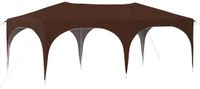 vidaXL Pop-up Feesttent 575 x 288 x 245 cm Bruin Oxford Stof
