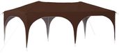 vidaXL Pop-up Feesttent 575 x 288 x 245 cm Bruin Oxford Stof