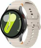 Wave Sportband met aansluitknop - Sterrenlicht - Samsung Galaxy Watch 4 Classic - 42mm & 46mm