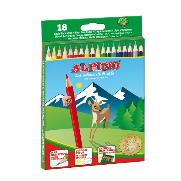 Alpino AL010656 - Kleurpotloden - 18 stuks - Multi