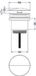 IVY Designplug Always Open - Geborsteld Mat Goud PVD