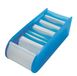 WEDO Werner Dorsch WEDO 2508003 leerkaarten kaartenbox (A8 gevuld, rolsluiting) blauw
