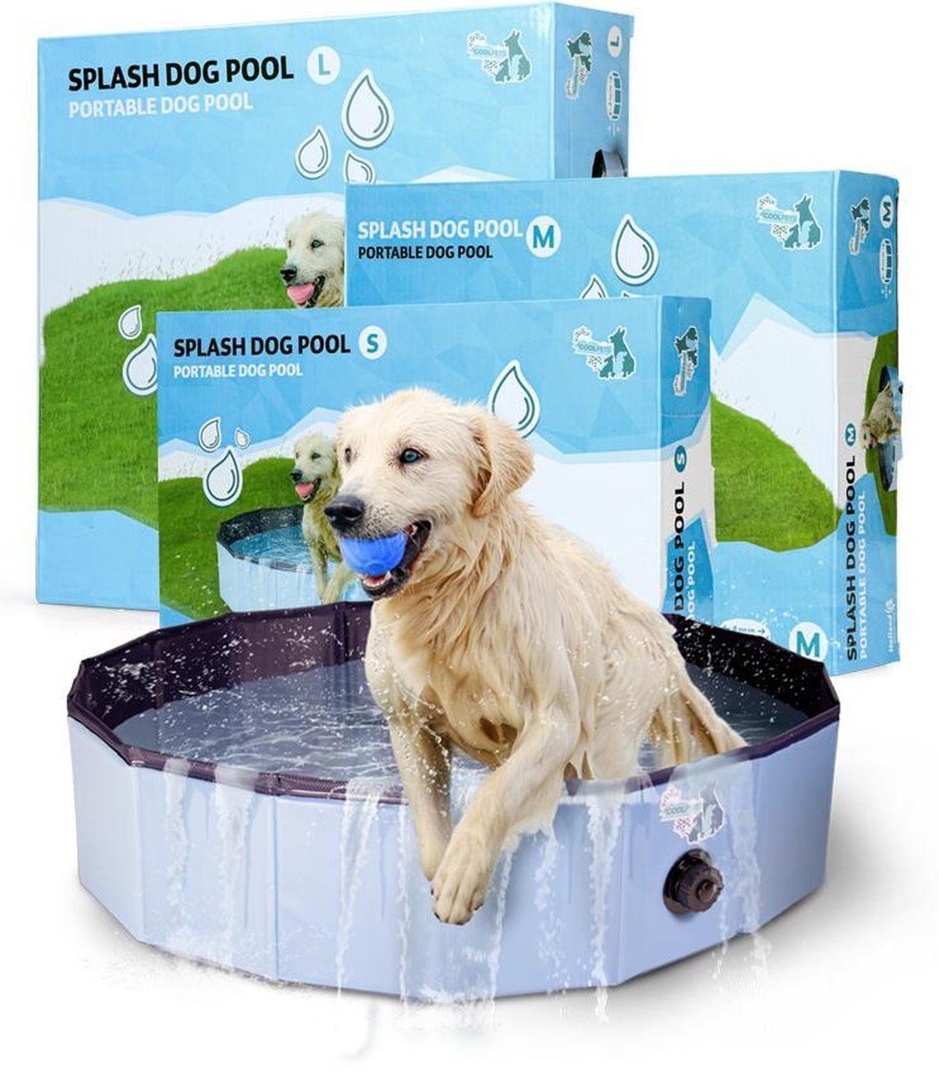 Coolpets Splash Dog Pool - Small: ø 80 x 20 cm