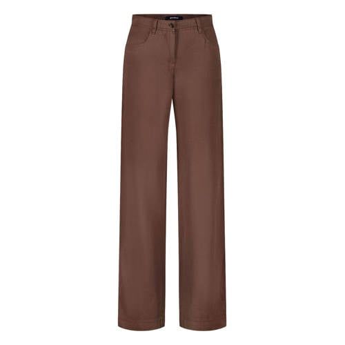 Gardeur Straight Regular Waist Broek Bruin