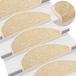 vidaXL Trapmatten 15 st 65x21x4 cm lichtbeige halfrond groot