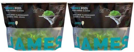 James 2x Vloerreiniger Schoon & Snel Droog Pods 20 x 20 ml
