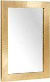 vidaXL Badkamerspiegel Wandgemonteerd Goud 50 x 2,5 x 70 cm