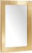 vidaXL Badkamerspiegel Wandgemonteerd Goud 50 x 2,5 x 70 cm