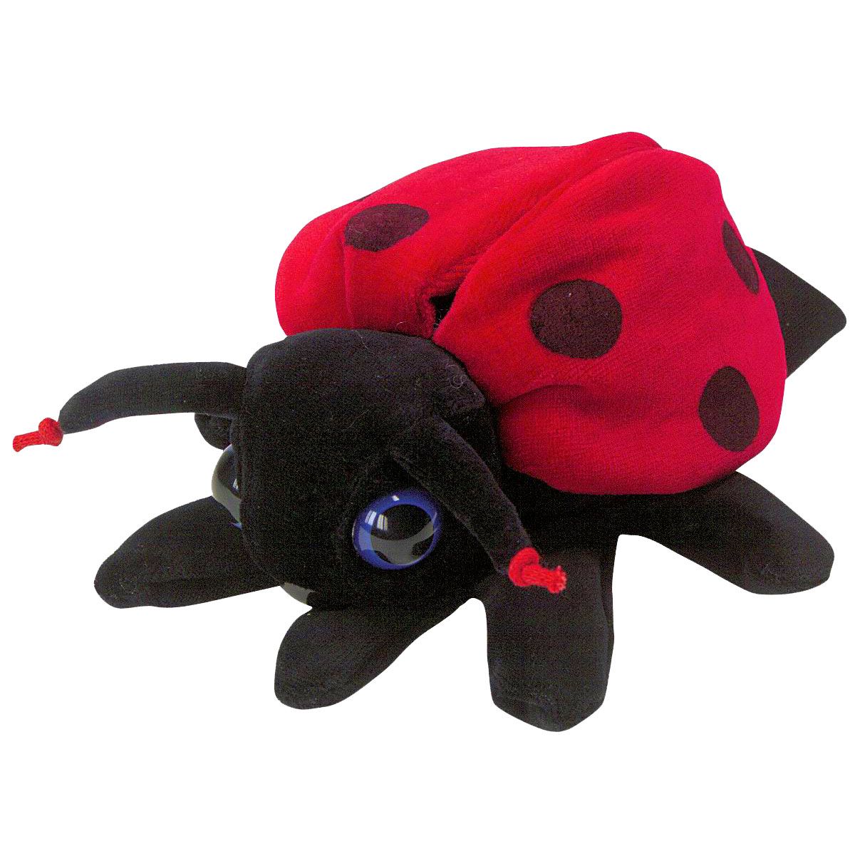 Beleduc 40034 - Poppen - Rood, Zwart - Pluche - 22cm - Wasbaar