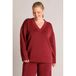 Yest Curve sweater Plus Size - rood