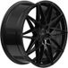AXXION AX9 noir brillant peint 8.5Jx19 5x108 ET45