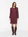 VILA VIRIL L/S VOLUME SLEEVE KNIT DRESS-NOOS Dames Mini jurk M Port Royale