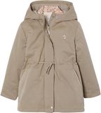Vertbaudet 3-in-1 parka voor meisjes, parka en windjack met bloemenprint kaki