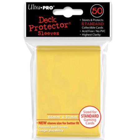 Ultra Pro Sleeves - Geel