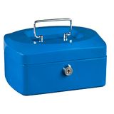 Idena 50030 - geldcassette 8", afmeting 205 x 160 x 90 mm, kleur blauw, 1 stuk
