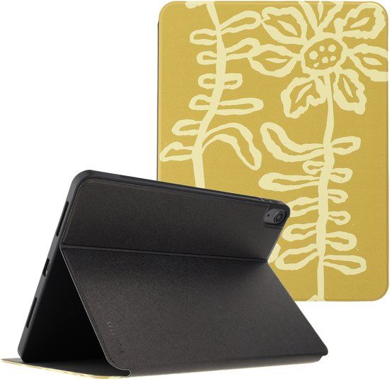 Selencia Book Case for Apple iPad Air 11 inch (2024/2025/2026) / iPad Air 5 (2022) / iPad Air 4 (2020) - Chalky Bloom