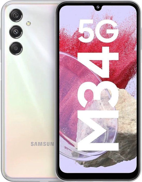 Samsung Galaxy M34 5G - 128GB - Zilver