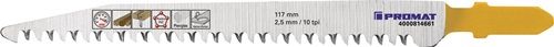 Promat/Tecwerk Decoupeerzaagblad HCS 117mm 2.5mm 5 stuks