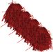 Funny Fashion Cheerballs/pompoms - 4x - Rood - 28 cm