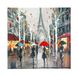 Homemania Eiffeltoren en landschappen voor woonkamer, slaapkamer, meerkleurig, 60 x 3 x 60 cm, HM20KNV60 x 60 – 269, polyester, hout