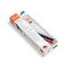 Peach PB408-01 Plastic bindruggen DIN A4, 8 mm, 45 vellen, 100 stuks, Wit