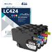 Brother Cartouches d'encre, set de 4, pour Brother DCP-J1200W/J1200WE