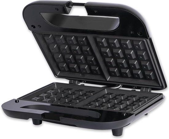 DSP KC1234 Wafelmaker - 750W - Zwart