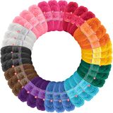 Hygloss Geassorteerde acrylgarenset - perfect voor haken en breien - 48 strengen, 12 unieke kleuren, 100% acrylgaren bulkverpakking