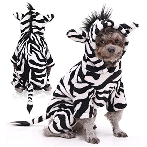 JRKJ Hondenkleding winter warme hond hoodies kleding schattige vorm fleece huisdier kleding voor kleine honden kat kostuum kleding pyjama jumpsuit