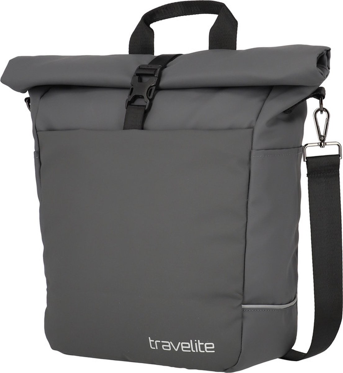 travelite Basics fietstas-schoudertas grijs