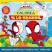 Spidey y su superequipo. ¡Colorea a lo grande!: Libro para colorear desplegable gigante