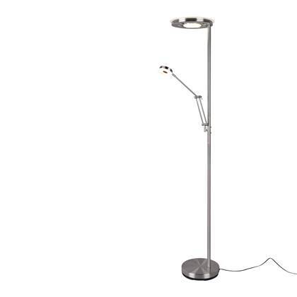 Trio Barrie Vloerlamp - Nikkel mat