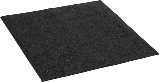 Plieger Geluidsdempende Anti-slipmat - 60 cm x 60cm - Zwart