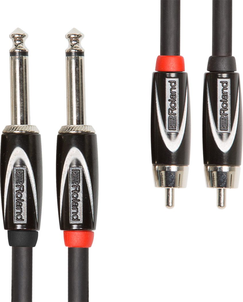 Roland RCC-3-2R28 Audio kabel zwart 1m