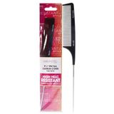 SalonChic Pin Tail Carbon Comb High Heat Resistant 9.25 - Fijne Tanden voor Unisex 1 PC Kam