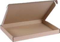 Packadi Bruine Standaard Brievenbusdozen Formaat A4-31 x 21,5 x 3 Cm/postdozen/verzenddozen (50)